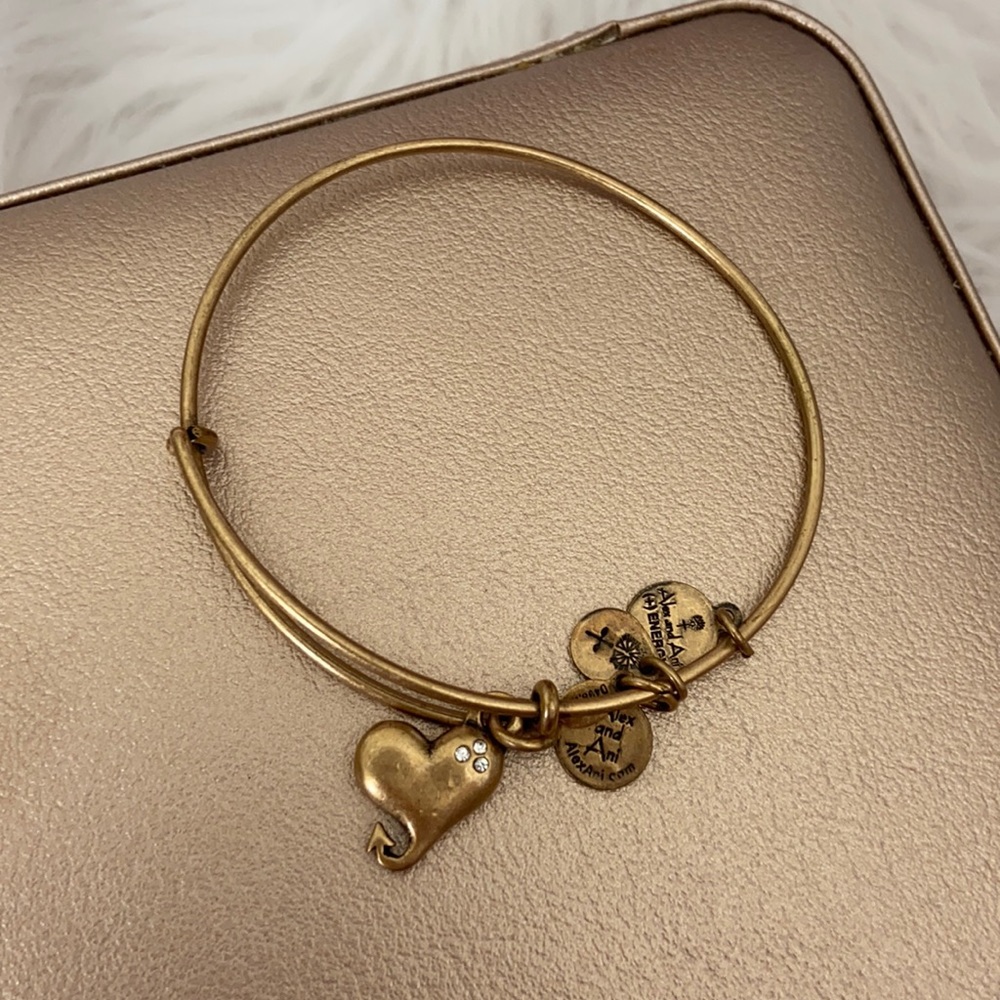 Alex and Ani Heart Bracelet